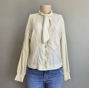 Y2K Vintage Judy Bond Button Top Size M